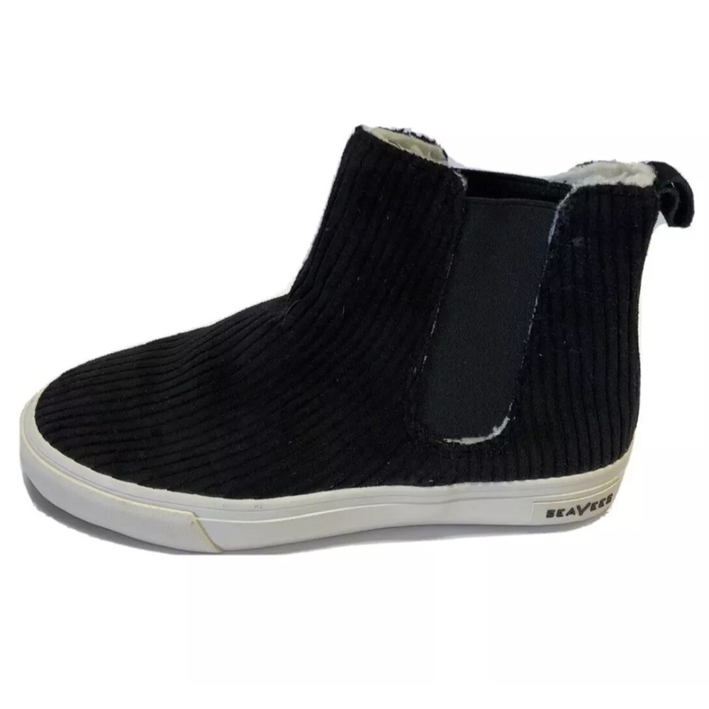 Seavees Women’s Laguna Chelsea Boots Black, Size 7.5 M
